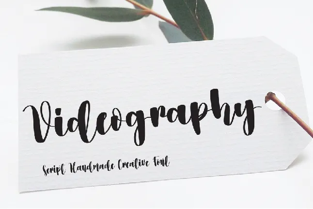 Videography font