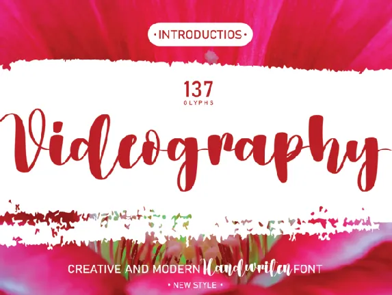 Videography font