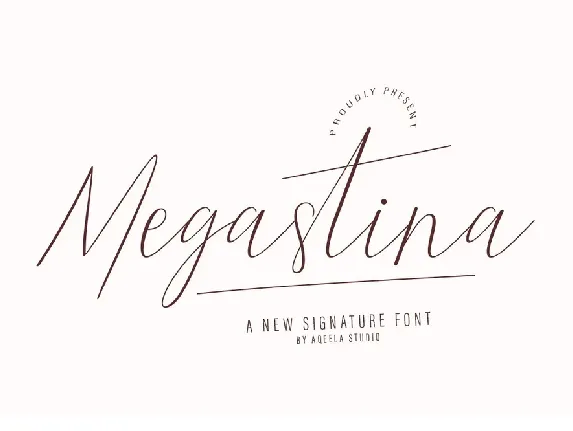 Megastina font