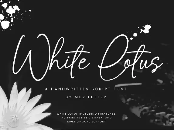 White Lotus font