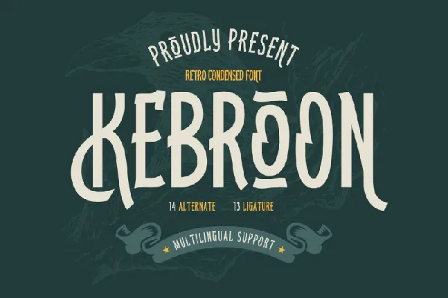 Kebroon font