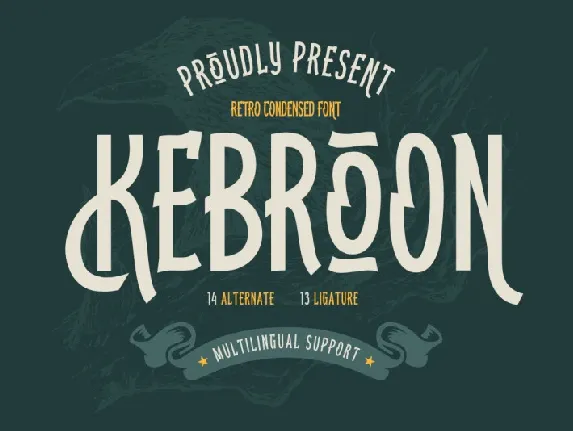 Kebroon font