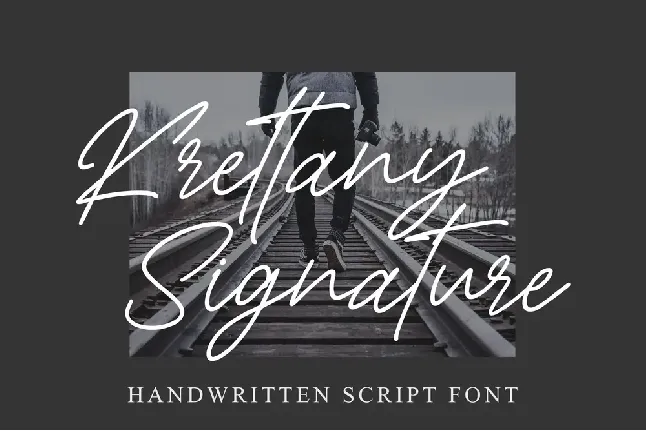 Krettany Signature font