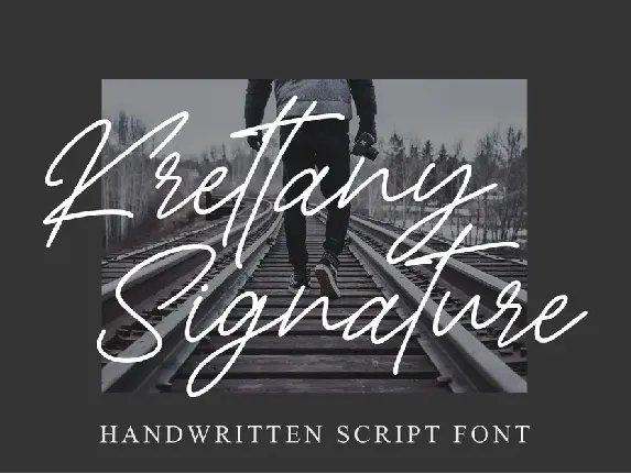 Krettany Signature font