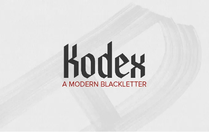 Kodex font