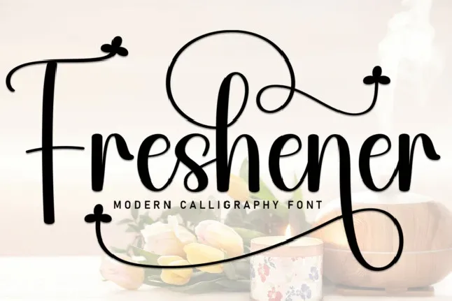 Freshener Script font