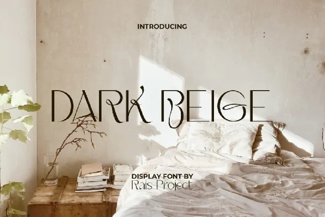 Dark Beige Demo font