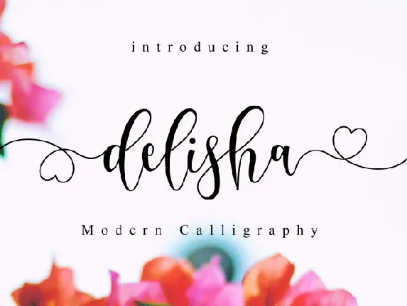 Delisha Script font