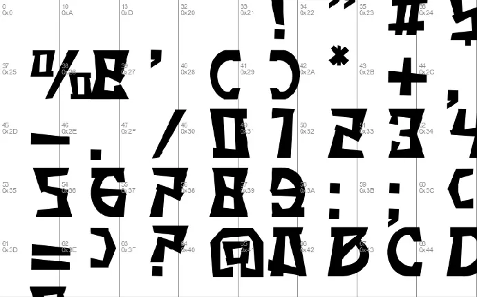 Namistre font