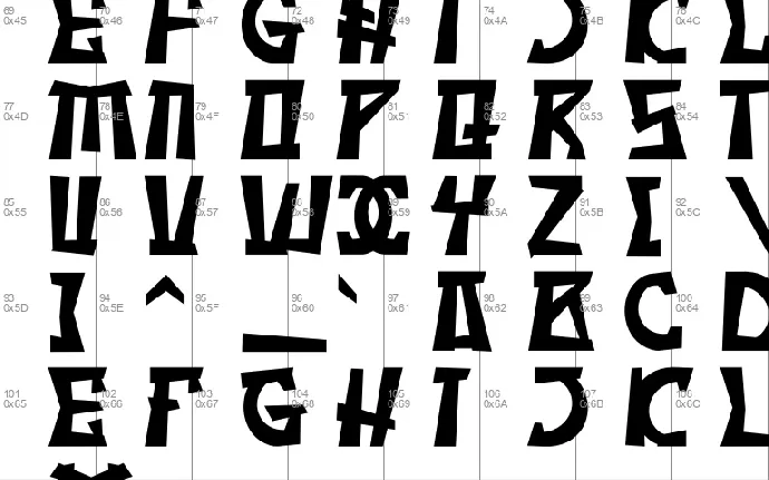 Namistre font