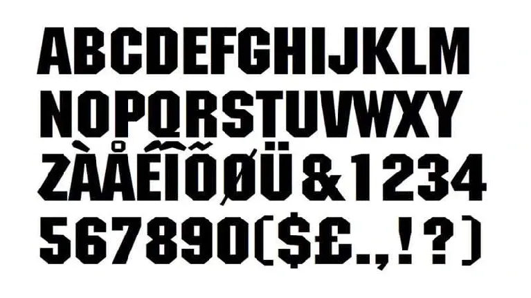 Space Invaders font