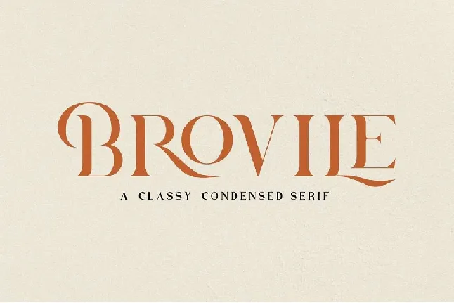 Brovile font