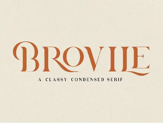 Brovile font