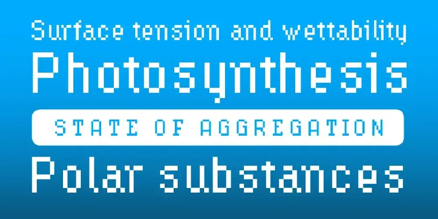 Hydrophilia font