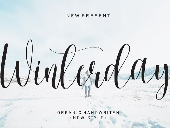 Winterday font