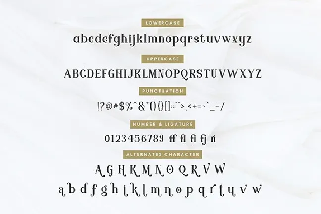 Modern Royale font