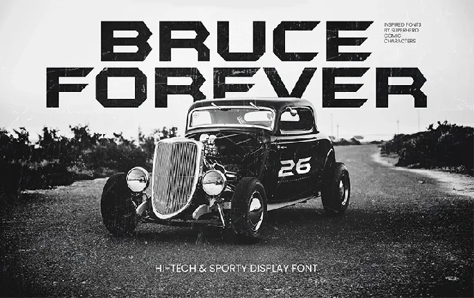 Bruce Forever font