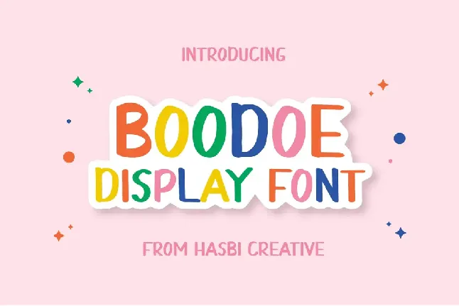 Boodoe Display Font