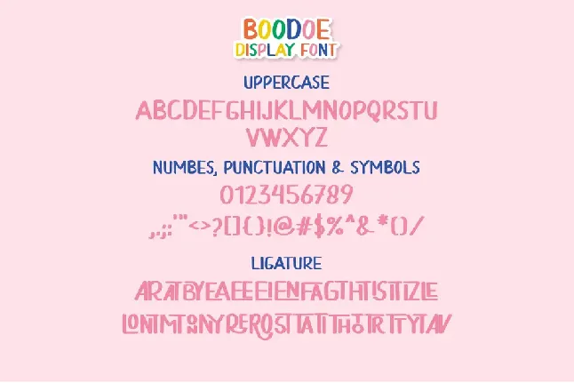 Boodoe Display Font