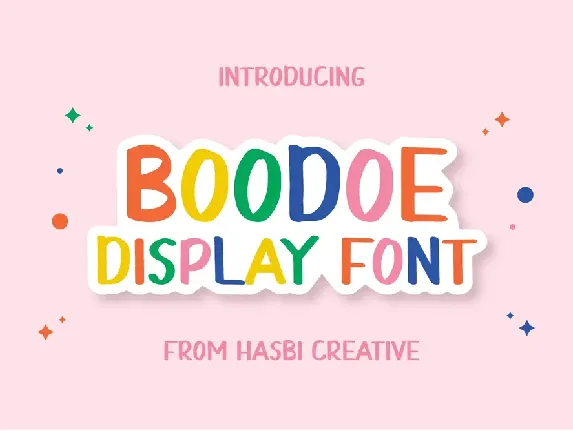 Boodoe Display Font