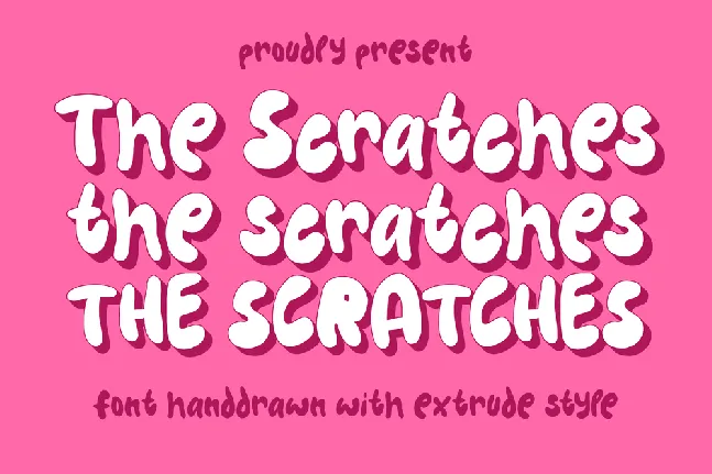 The Scratches font