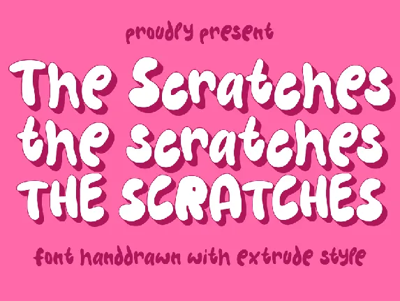 The Scratches font