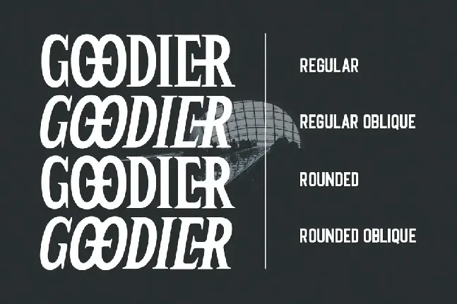 The Goodier font