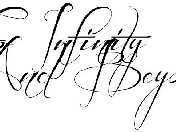 Beyond Infinity font