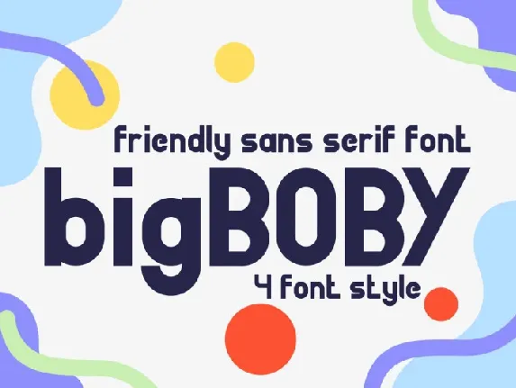 BigBOBY Typeface font