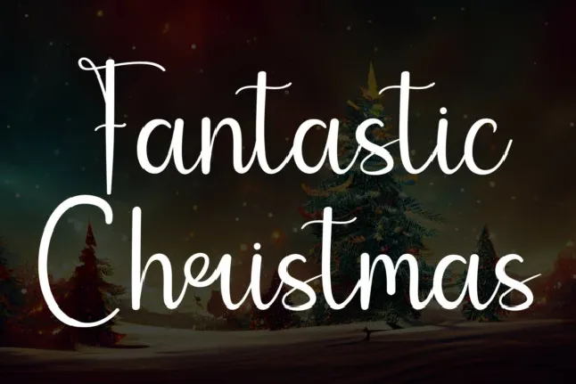 Fantastic Christmas Script font