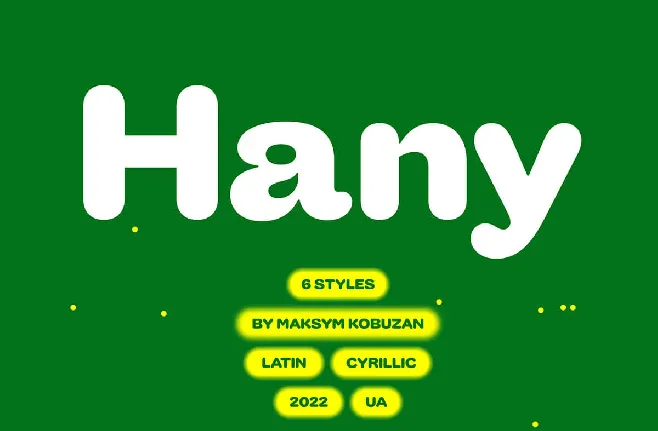 Hany font