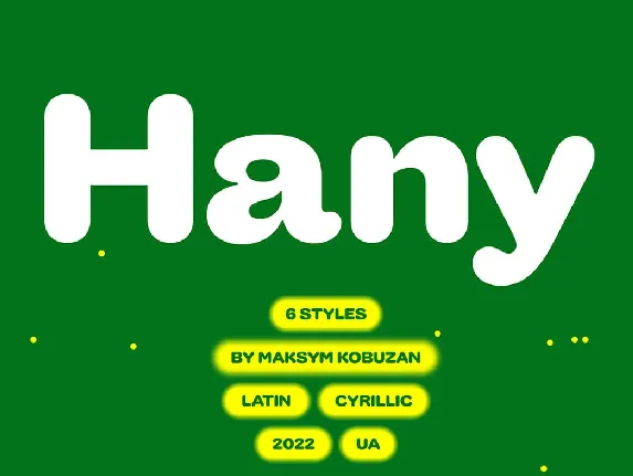 Hany font