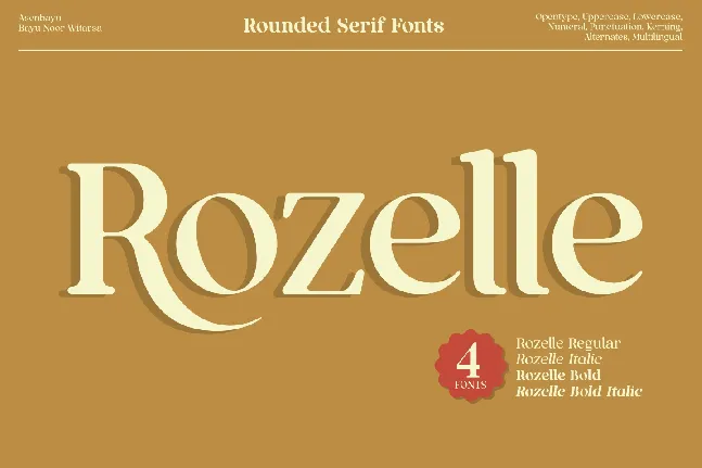 Rozelle font