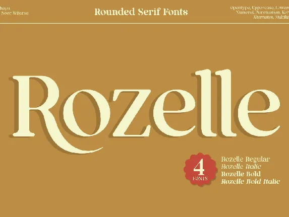 Rozelle font