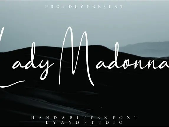 Lady Madonna font