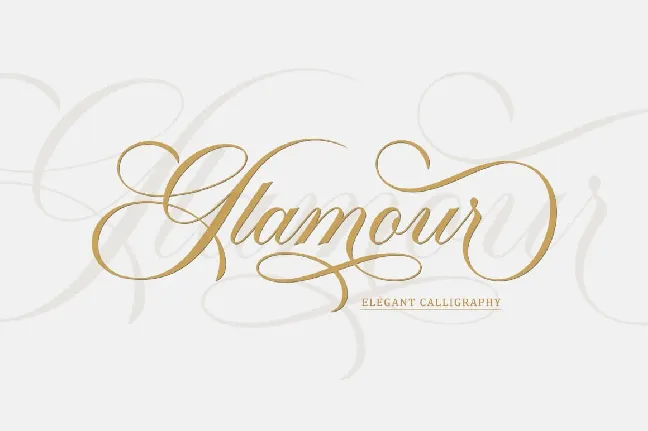 Glamour font