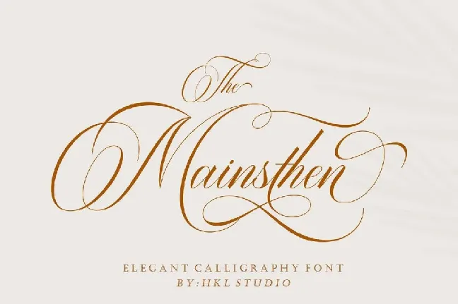 The Mainsthen font