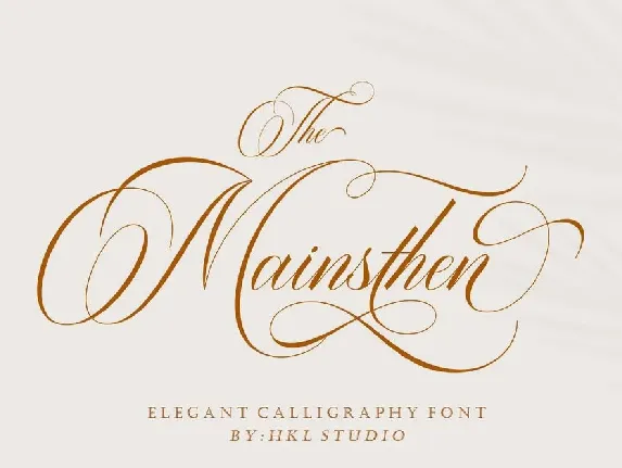 The Mainsthen font