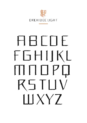 Orchidee font