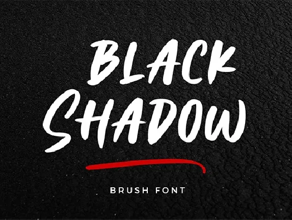 Black Shadow font