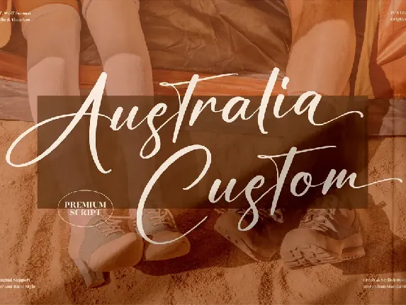 Australia Custom font