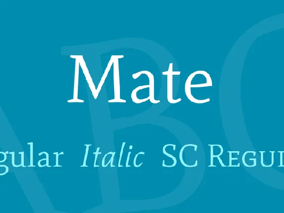 Mate font