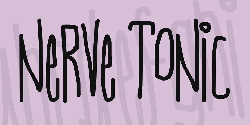 Nerve Tonic font