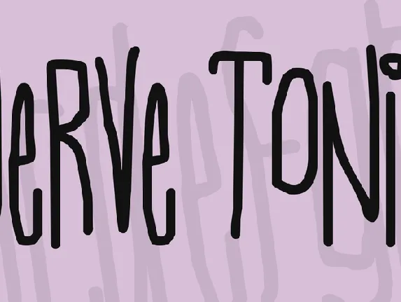 Nerve Tonic font