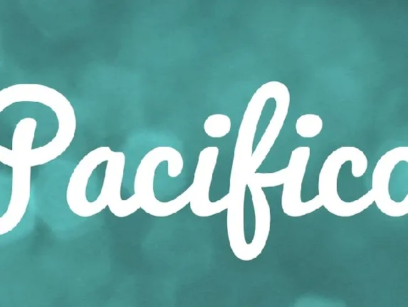 Pacifico font