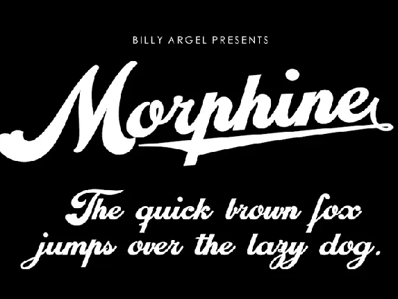 Morphine font