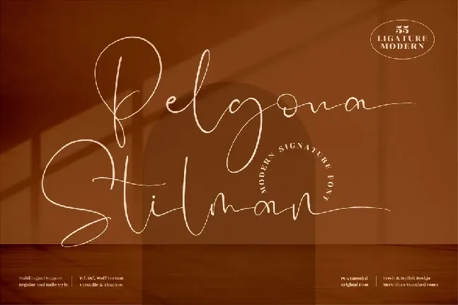 Pelgona Stilman font