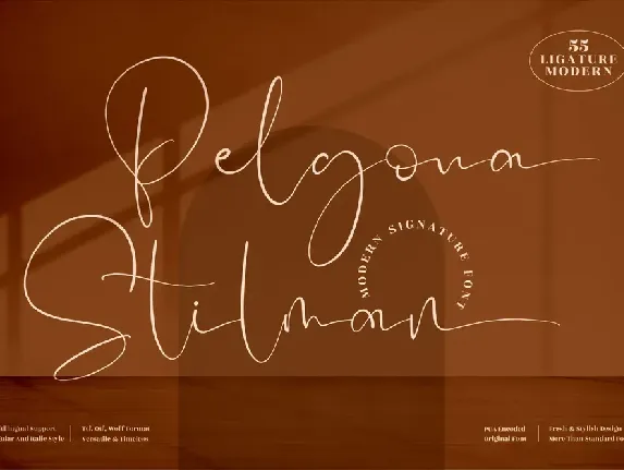 Pelgona Stilman font