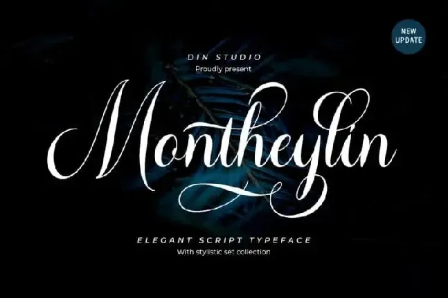 Montheylin Calligraphy font