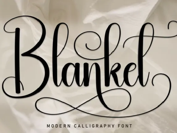 Blanket Script font